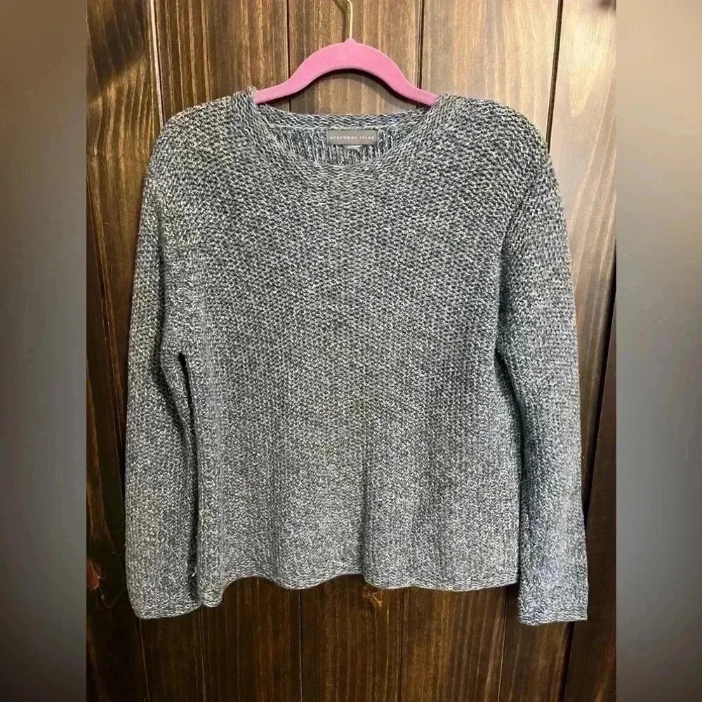 Northern Isle Beach Sweater- Knit Cotton. Size Large* - Picture 3 of 10